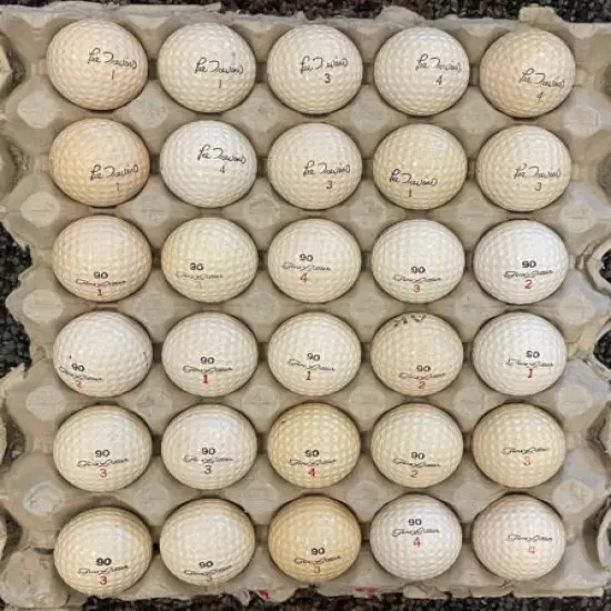 Vintage Collectible Signature Golf Balls qty 90 (Lot 15)