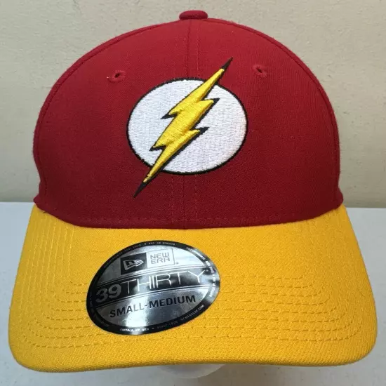 Flash New Era 39Thirty Hat Cap DC Comics Superhero Fitted S/M