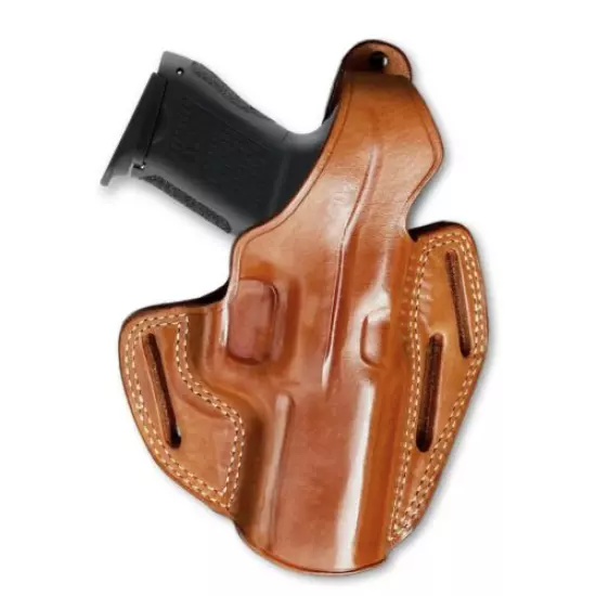 Leather Three Slot Pancake Concealed Holster Thumb Break, H&K 45 4.5'' #1925#