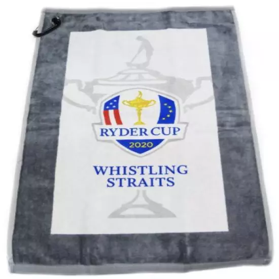 NEW Devant 2020 Ryder Cup Whistling Straits 16" x 25" Cotton Towel Priority Ship