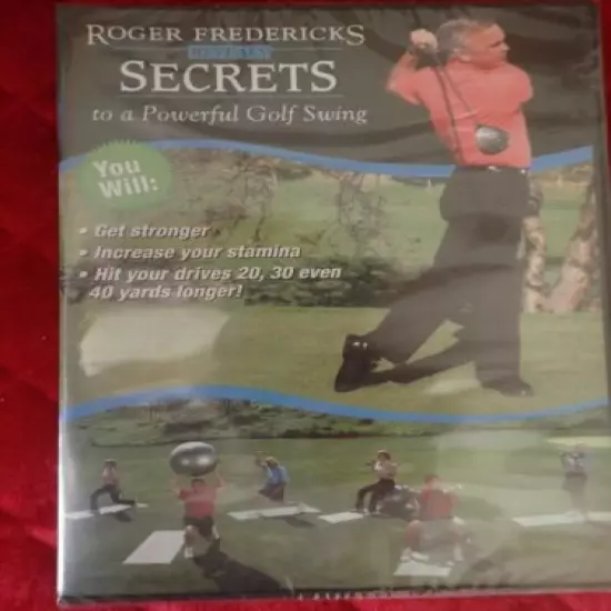 Lot of THREE(3) - Roger Fredericks - Reveals - Secrets of Golf Swings