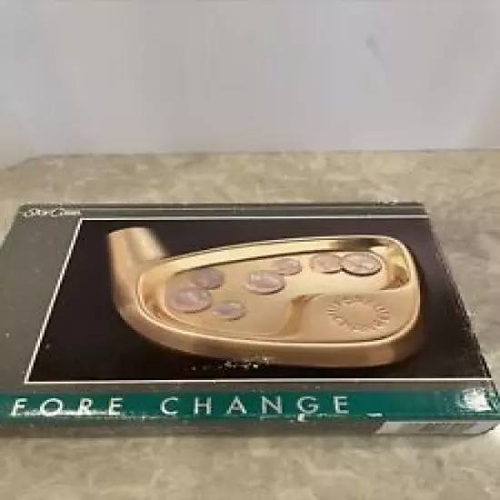 Vintage " Fore Change " Dresser Tray for Keys /Change Golf Theme