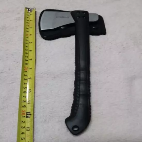 "UNUSED" Camillus stainless steel 13 Inch Hatchet W/ Glass filled handle.