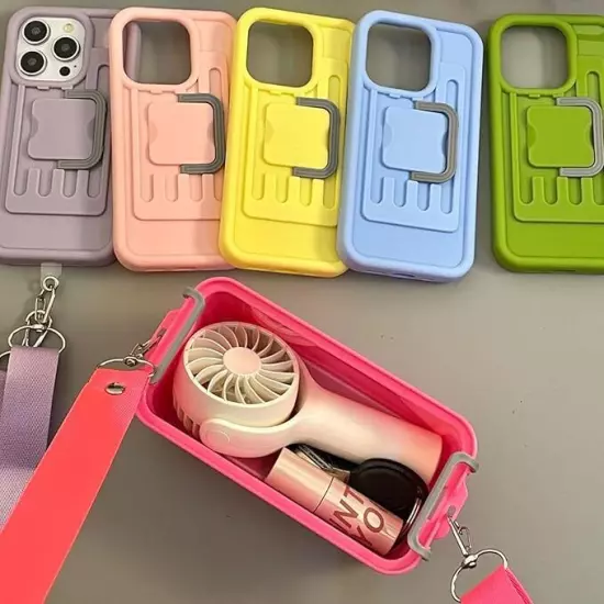 Storage Box Phone Case,Multifunctional Crossbody/Handheld Small Organizer Case