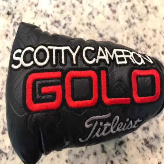 Titleist Scotty Cameron Golo 6 Putter Headcover Black/White/Red