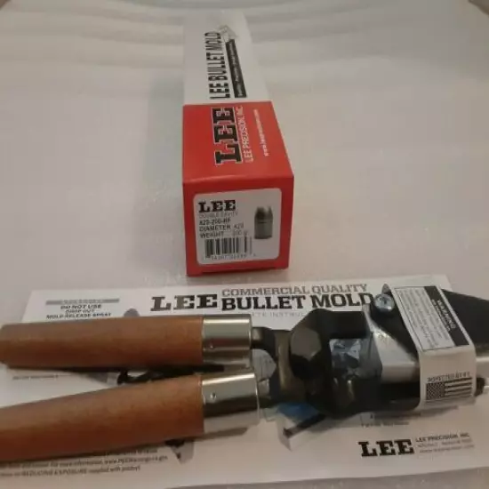 Lee 2-Cavity Bullet Mold 429-200-RF 44 Special, 44 Remington Magnum, 44-40 WCF 