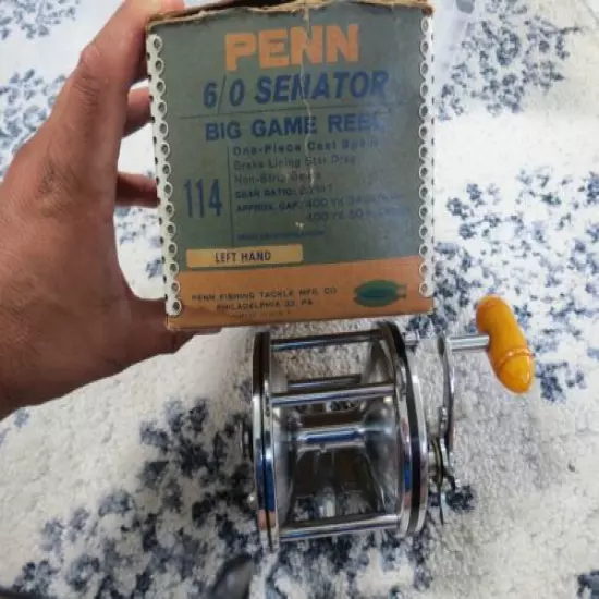 Penn Senator 114 6/0 fishing reel Left Hand (lot#17737)