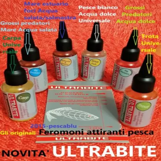 50 ml.TROUT,SALMON,CHAR Pheromones Ultrabite XFACTOR+30% attractant concentrate