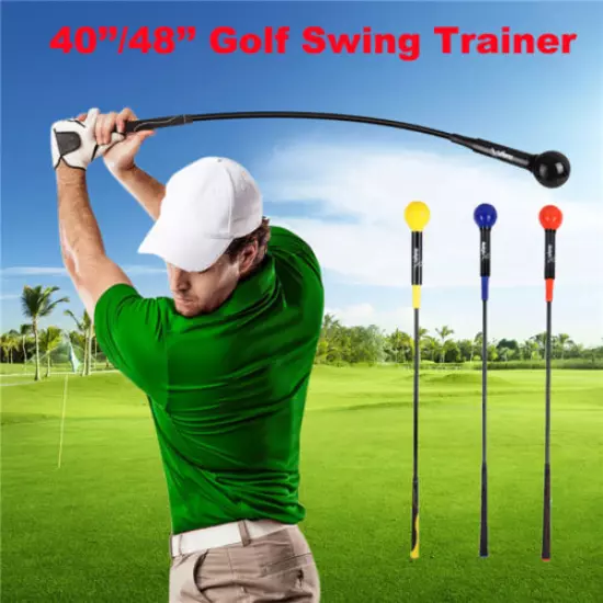 Golf Swing Trainer Warm Up Stick Power Strength Tempo Training Practice Aid