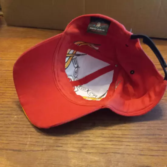 Vintage Dodge Flames Ram Logo Snapback Trucker Red Yellow Adjustable