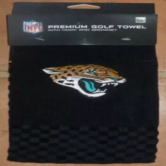 NFL Embroidered Tri-fold Towel - Jacksonville Jaguars Golf 