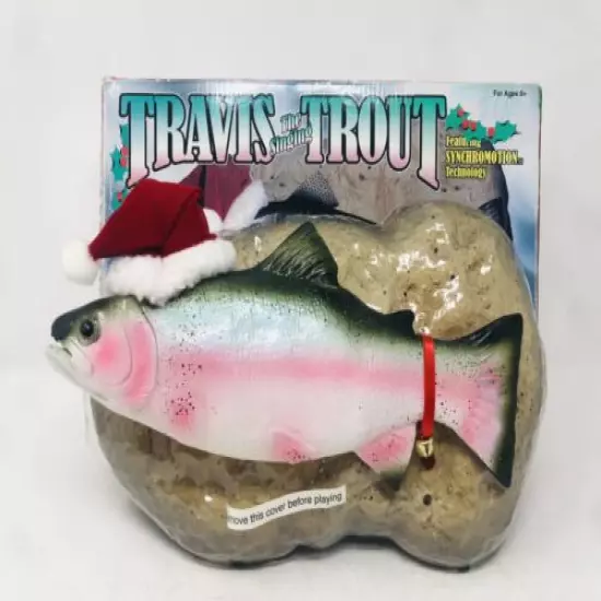 Gemmy Travis The Singing Trout Holiday Christmas Ed 1999 Jingle Bells READ!!!!