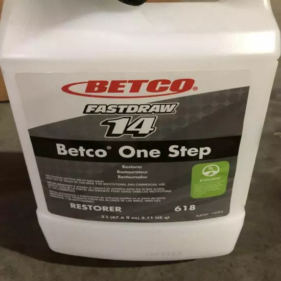 BETCO Fastdraw 14 61847-00 One Step Restorer ; 2L -NIB of 4