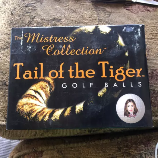 'Tail of the Tiger' GOLF BALLS--The Mistress Collection New Unused.