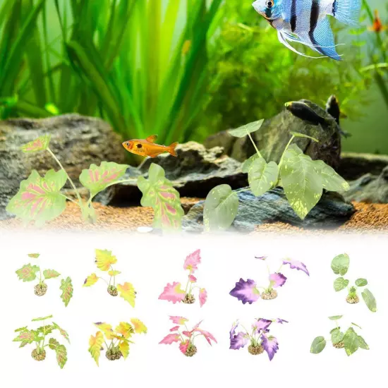 Artificial Plants Fish Tank Aquarium Grass Water Weeds Simulation Grass Decor F4