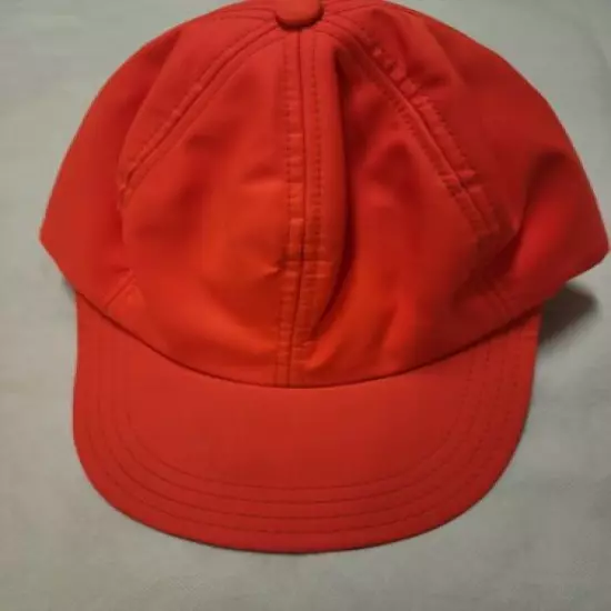 Vintage Thinsulate Large Orange Hunting Cap Water Repellent Hat