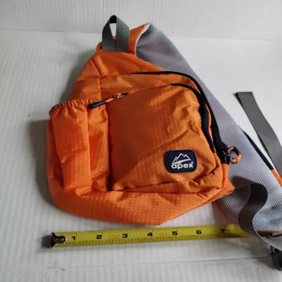 Apex Orange Waist Crossbody Bag Men's Hiking Camping Fishing Outdoor Vacation 