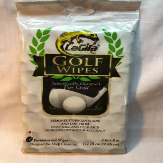 4 pkgs. LaGila Golf Wipes, 18 count each pkg.