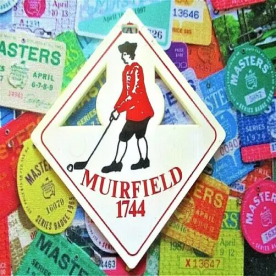 vtg - PGA Golf Bag Tag - MUIRFIELD GOLF CLUB LINKS - Scotland - British Open