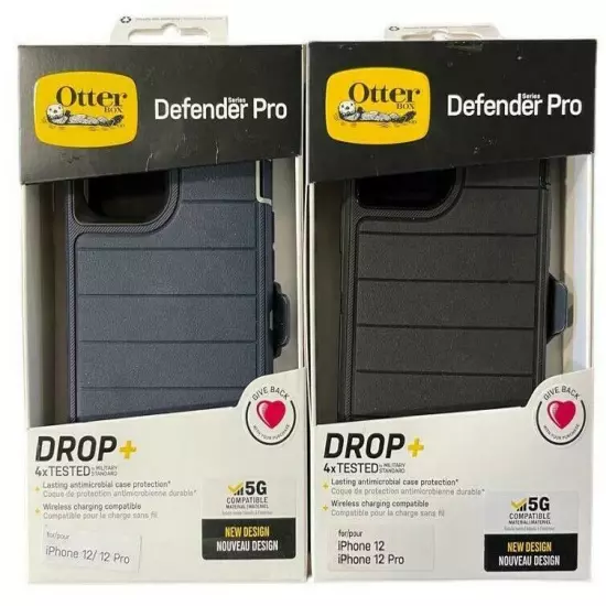 OtterBox Defender Series Pro Case + Holster for iPhone 12 & iPhone 12 Pro (6.1")