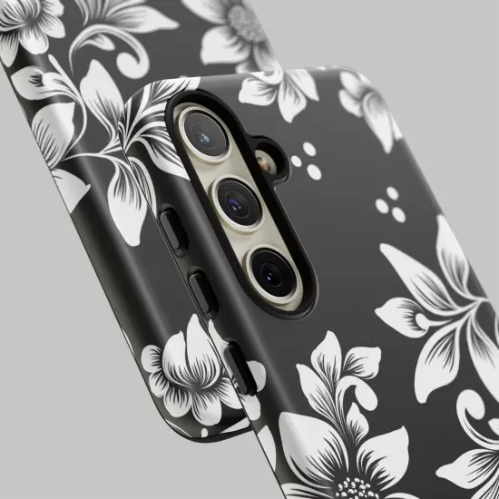 Black & White Floral Style - Tough Cases