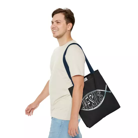 Tote Bag (AOP) - Jesus Fish