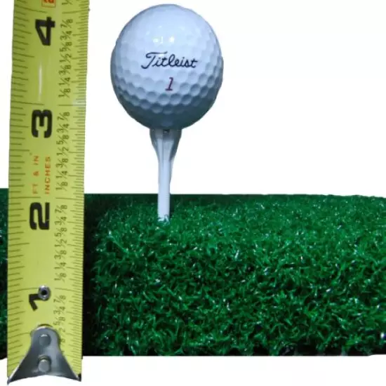 12" x 48" Golf Chipping Driving Range Practice Hitting Mat Holds A Wooden Tee 