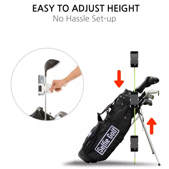 SelfieGolf - The Ultimate Cell Phone Clip System