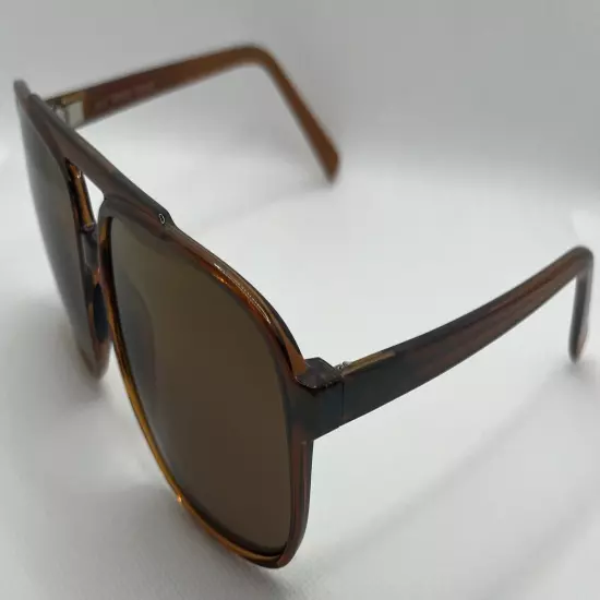 RARE Maui Jim "SILVERSWORD" 701-56 Brown w/ Iridescent Aqua Frames/Bronze Lenses