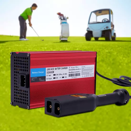 HD900W Battery Charger 36V 18A For E-Z-GO TXT Golf Cart Charger Powerwise D Plug