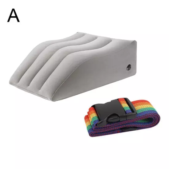 PVC Inflatable Leg Pillow Triangle Pillow Cushion Leg Support Support✨w Y4B3