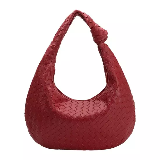 Melie Bianco Katherine Brigitte Satchel Oversized Edition Woven Knot Bag ANTHRO!