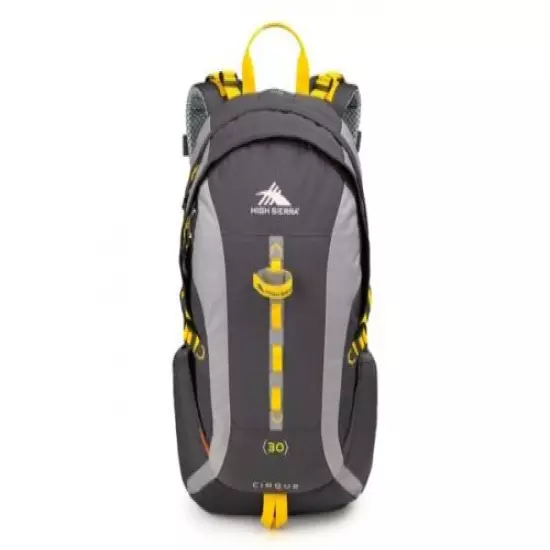 High Sierra 58440 Mercury/Ash/Yellow Computer Backpack 