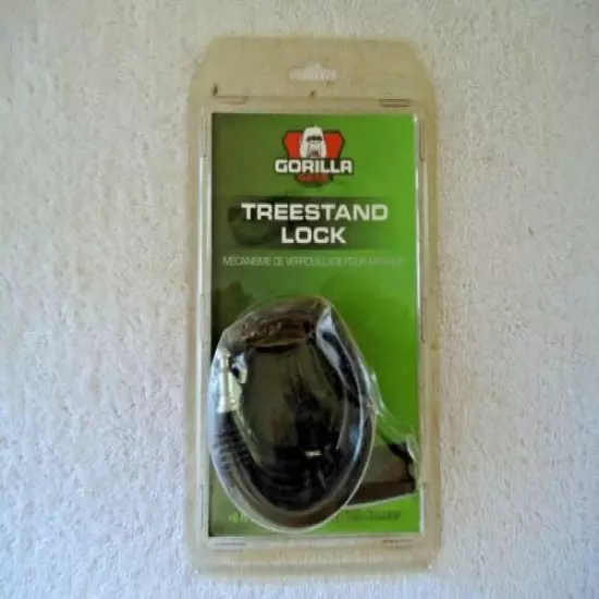 " NIP " Gorilla Gear Tree Stand Lock " GREAT GIFT ITEM "