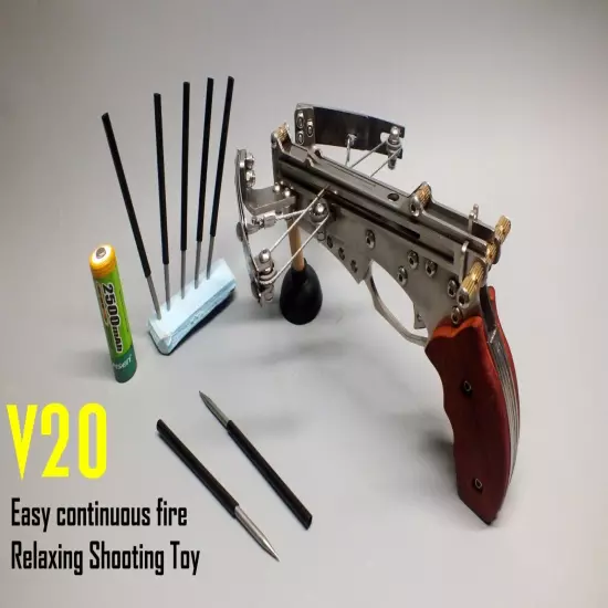 Mini Quick Shooting Toy V20 Full Stainless Steel Fine Grinding 2019 weight 410G