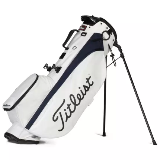 NEW TITLEIST 2021 PLAYER 4 STAND BAG MODEL#TB 21SX4-14 WHITE /NAVY COLOR