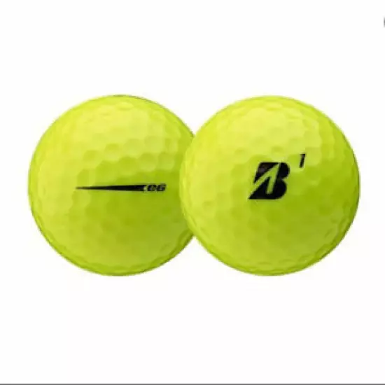 24 Golf Balls- Bridgestone e6 Yellow - 4A 