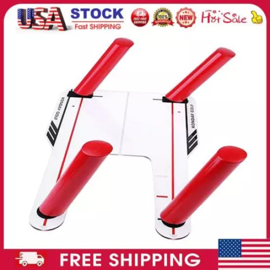 PC Golf Alignment Trainer Swing Training Aid 4 Speed Practice Base Tools