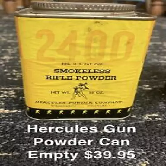 Hercules Gun Powder Can Empty