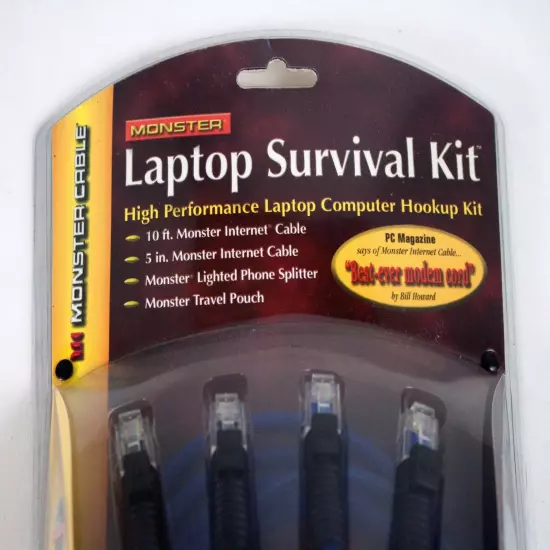 Monster Laptop Survival Kit High Performance Laptop Computer Hookup Kit