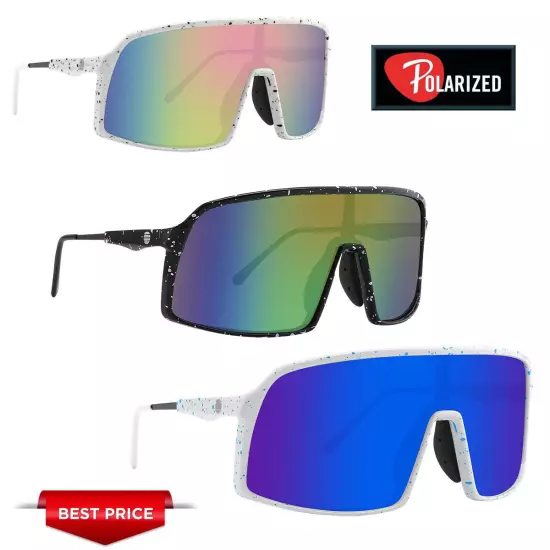 Sport Men Cycling Baseball Golf Running Ski Sunglasses Color Mirror Lens Glasses