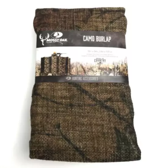 Mossy Oak Camo Burlap Camouflage Blind by Break-Up Country 12ft x 54in