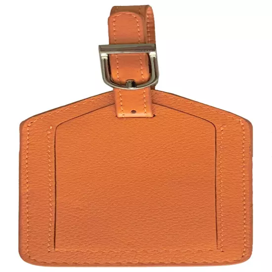 Genuine Top Grain Leather Luggage Tag