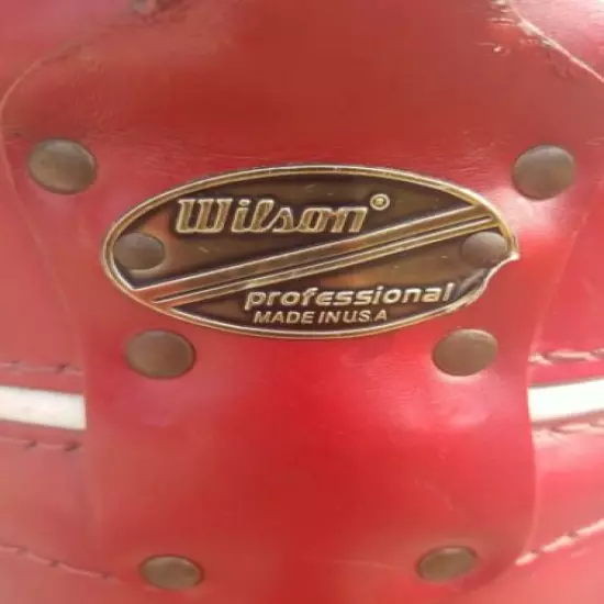 Vintage Wilson Staff Tour Professional Golf Bag Red White