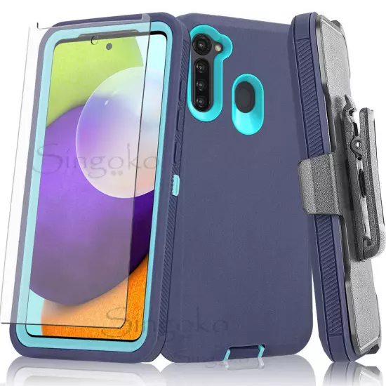 RUGGED SHOCKPROOF Phone ARMOR Case Cover Clip Holster Stand + SCREEN PROTECTOR