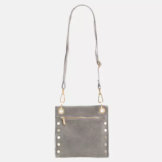 345.00 Hammitt Tony Crossbody Pewter/Brushed Gold Med