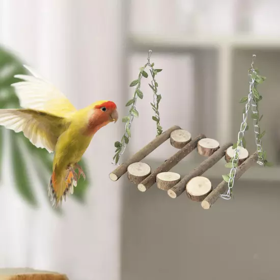 Wooden Bird Playground Play Bird Perch Play for Parakeets