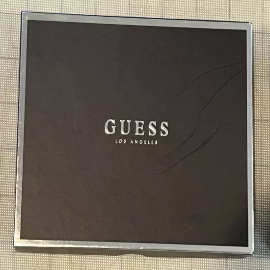 GUESS Los Angeles Elite Passport Case Holder Leather One Size Black NEW