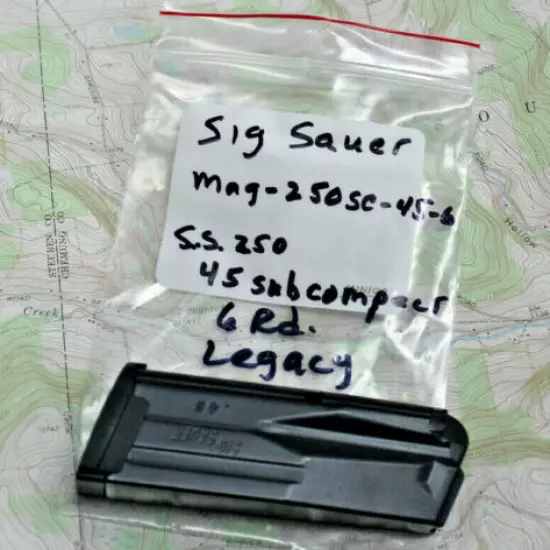 Sig Sauer Magazine 250 SE 45-6 S.S. 250 45 Sub Compact Legacy