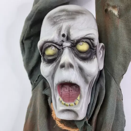 Hanging Prisoner Halloween Haunted House Prop Animatronic Spooky Zombie